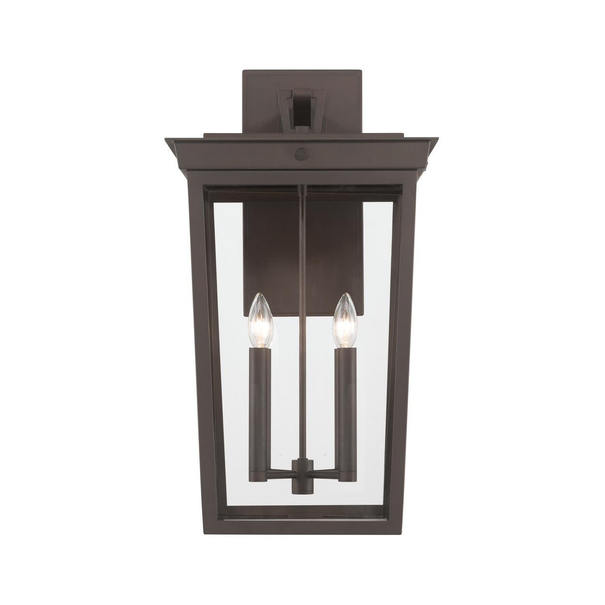 Crystorama Belmont 14'' Twilight Bronze Outdoor Sconce