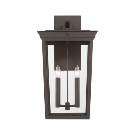 Crystorama Belmont 14'' Twilight Bronze Outdoor Sconce