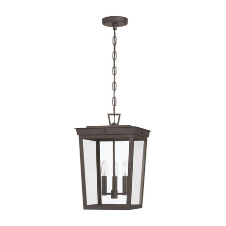 Crystorama Belmont 12'' Twilight Bronze Outdoor Pendant