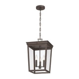 Crystorama Belmont 12'' Twilight Bronze Outdoor Pendant