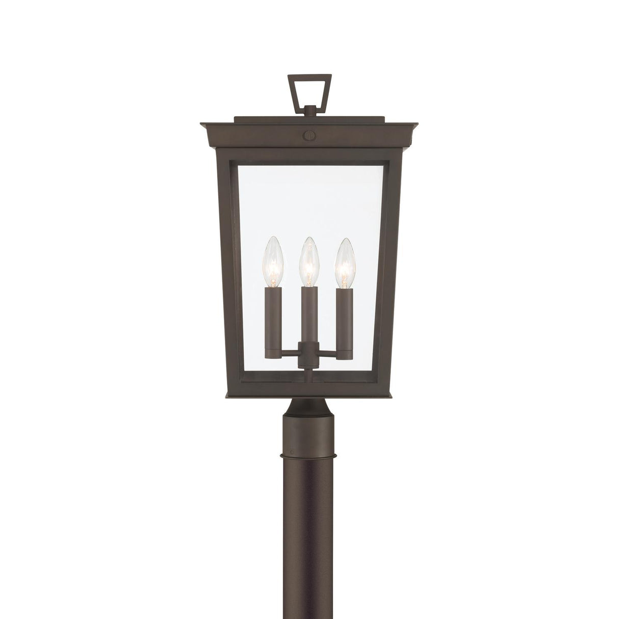 Crystorama Belmont 12'' Twilight Bronze Outdoor Post