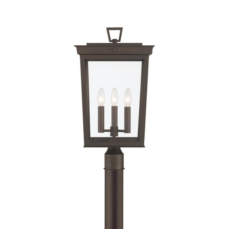 Crystorama Belmont 12'' Twilight Bronze Outdoor Post