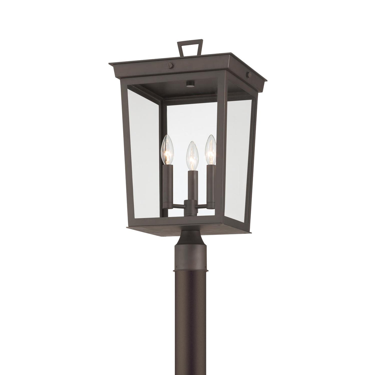 Crystorama Belmont 12'' Twilight Bronze Outdoor Post