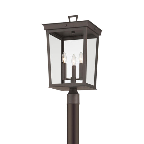 Crystorama Belmont 12'' Twilight Bronze Outdoor Post