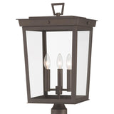 Crystorama Belmont 12'' Twilight Bronze Outdoor Post