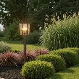 Crystorama Belmont 12'' Twilight Bronze Outdoor Post