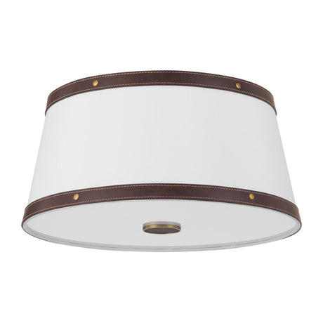 Crystorama Libby Langdon Callahan 17'' Luxe Gold Flush Mount