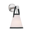 Crystorama Libby Langdon Callahan 7.25'' Polished Nickel Sconce