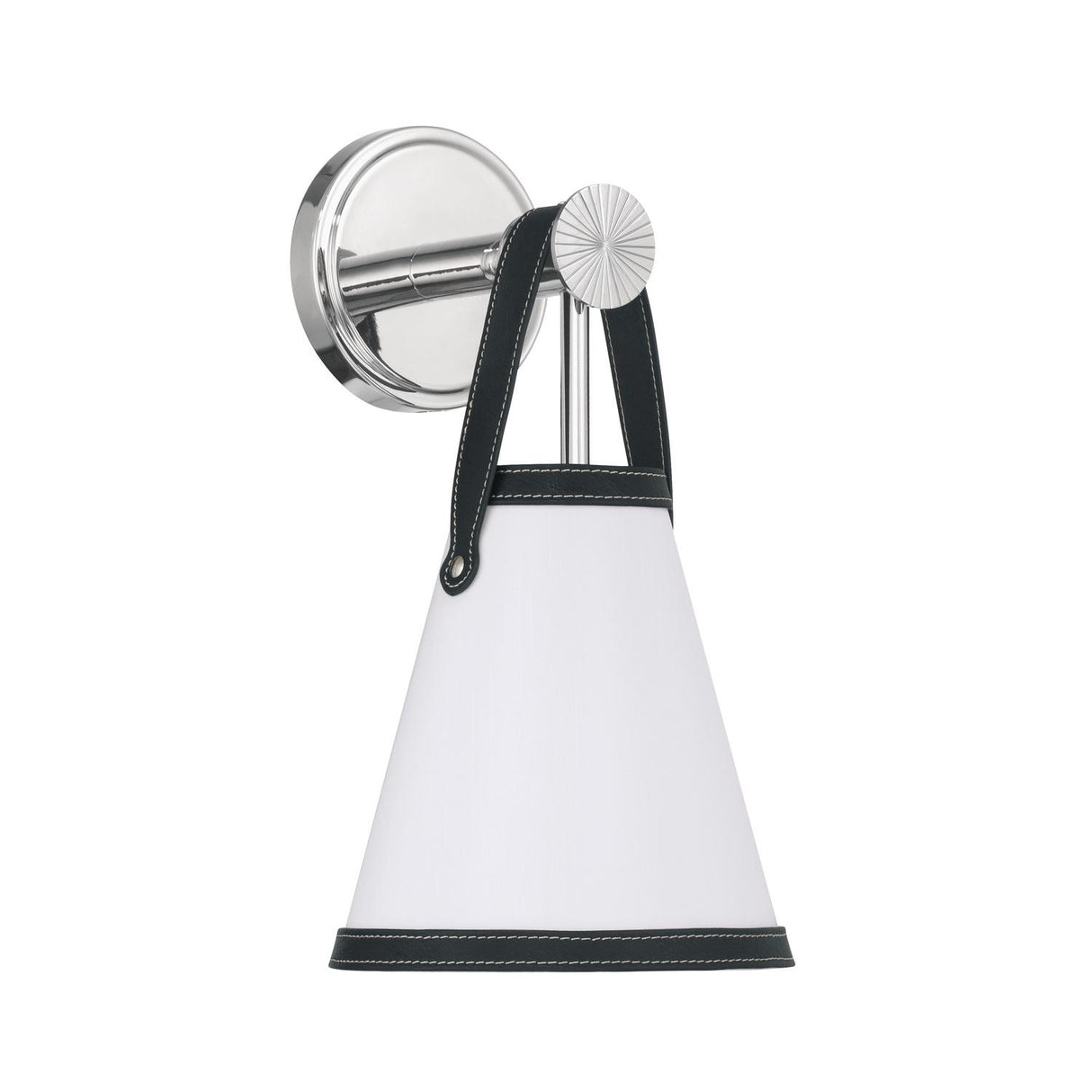 Crystorama Libby Langdon Callahan 7.25'' Polished Nickel Sconce
