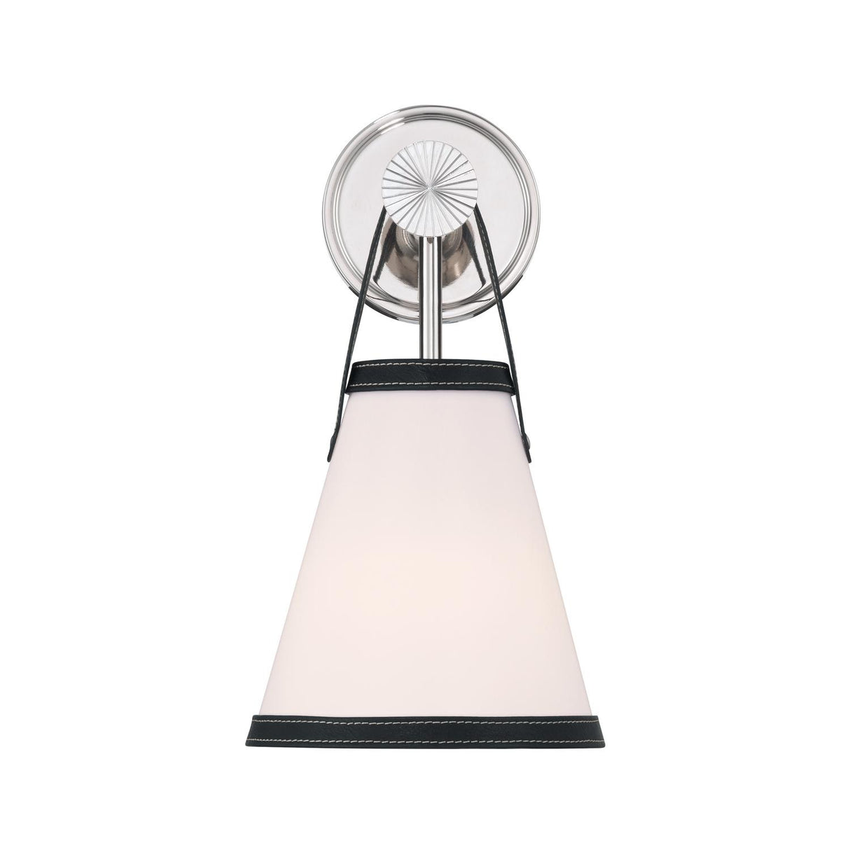 Crystorama Libby Langdon Callahan 7.25'' Polished Nickel Sconce