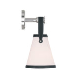 Crystorama Libby Langdon Callahan 7.25'' Polished Nickel Sconce