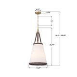 Crystorama Libby Langdon Callahan 14.25'' Luxe Gold Pendant
