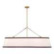 Crystorama Libby Langdon Callahan 47.5'' Luxe Gold Linear Oval Chandelier