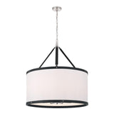 Crystorama Libby Langdon Callahan 28'' Polished Nickel Pendant