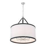 Crystorama Libby Langdon Callahan 28'' Polished Nickel Pendant