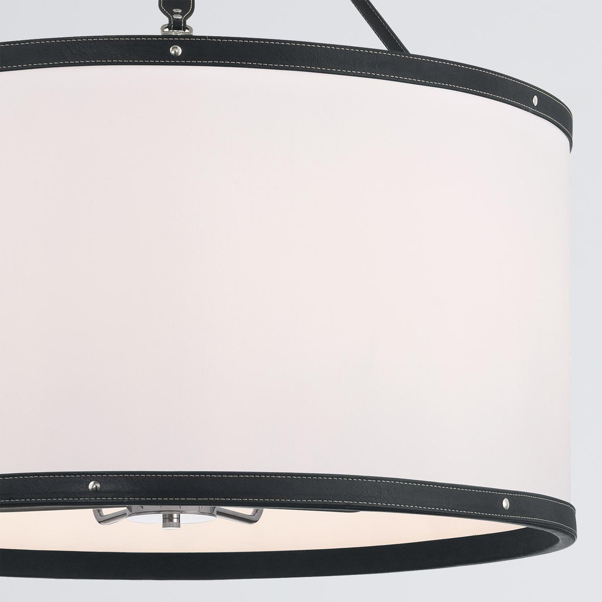 Crystorama Libby Langdon Callahan 28'' Polished Nickel Pendant