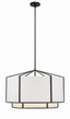 Crystorama Carlyn 28'' Black Chandelier