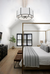 Crystorama Carlyn 28'' Black Chandelier