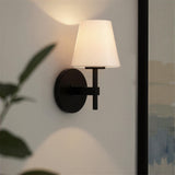 Crystorama Colton 6'' Black Sconce