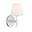 Crystorama Colton 6'' Polished Chrome Sconce