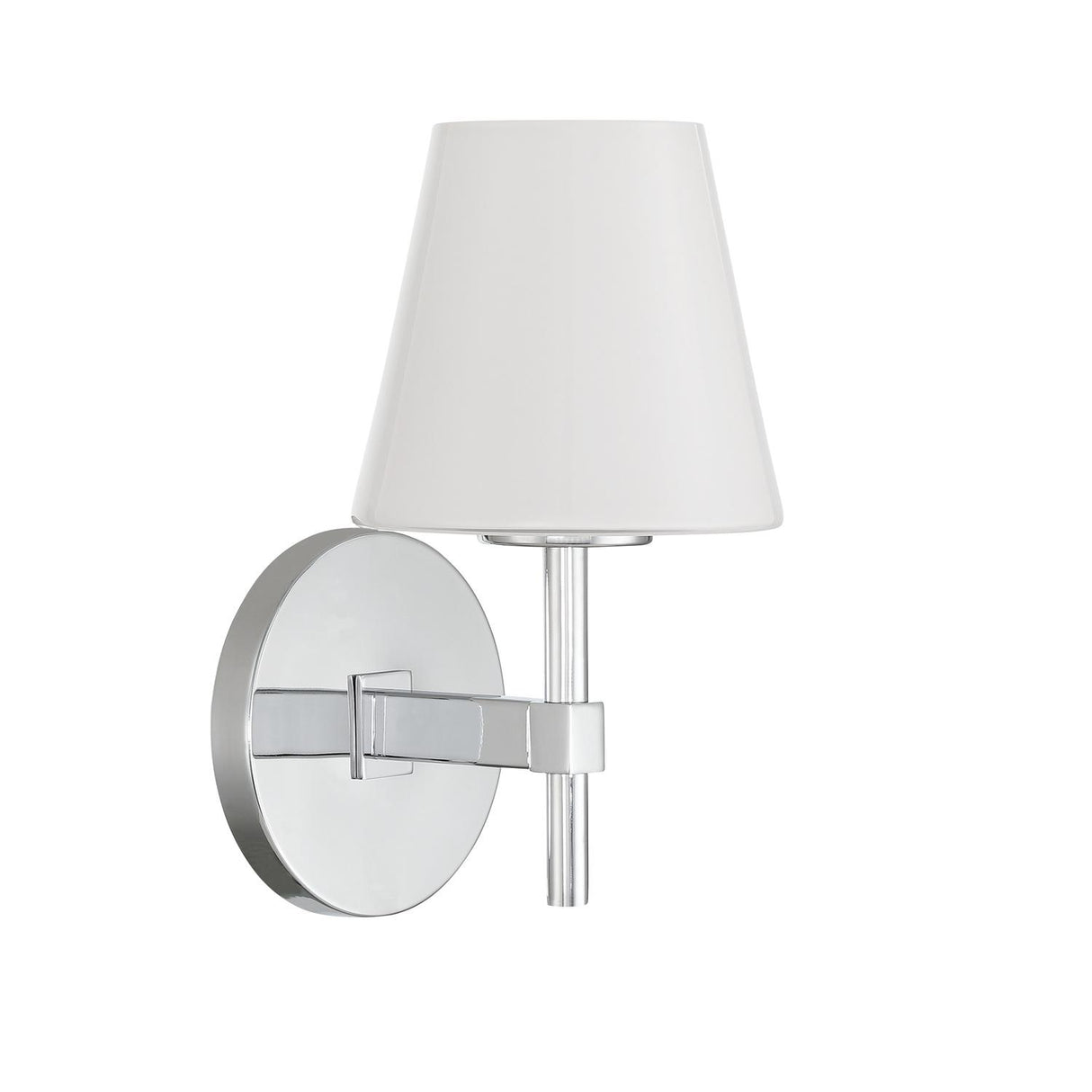 Crystorama Colton 6'' Polished Chrome Sconce