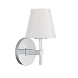 Crystorama Colton 6'' Polished Chrome Sconce