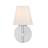 Crystorama Colton 6'' Polished Chrome Sconce