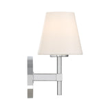 Crystorama Colton 6'' Polished Chrome Sconce