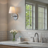 Crystorama Colton 6'' Polished Chrome Sconce