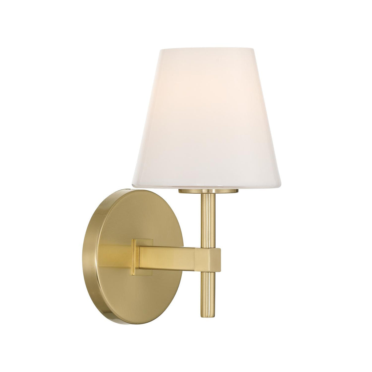Crystorama Colton 6'' Vibrant Gold Sconce