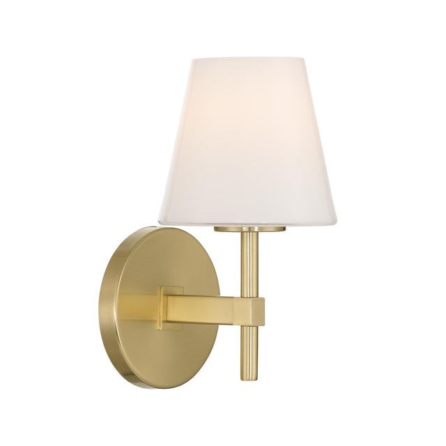 Crystorama Colton 6'' Vibrant Gold Sconce