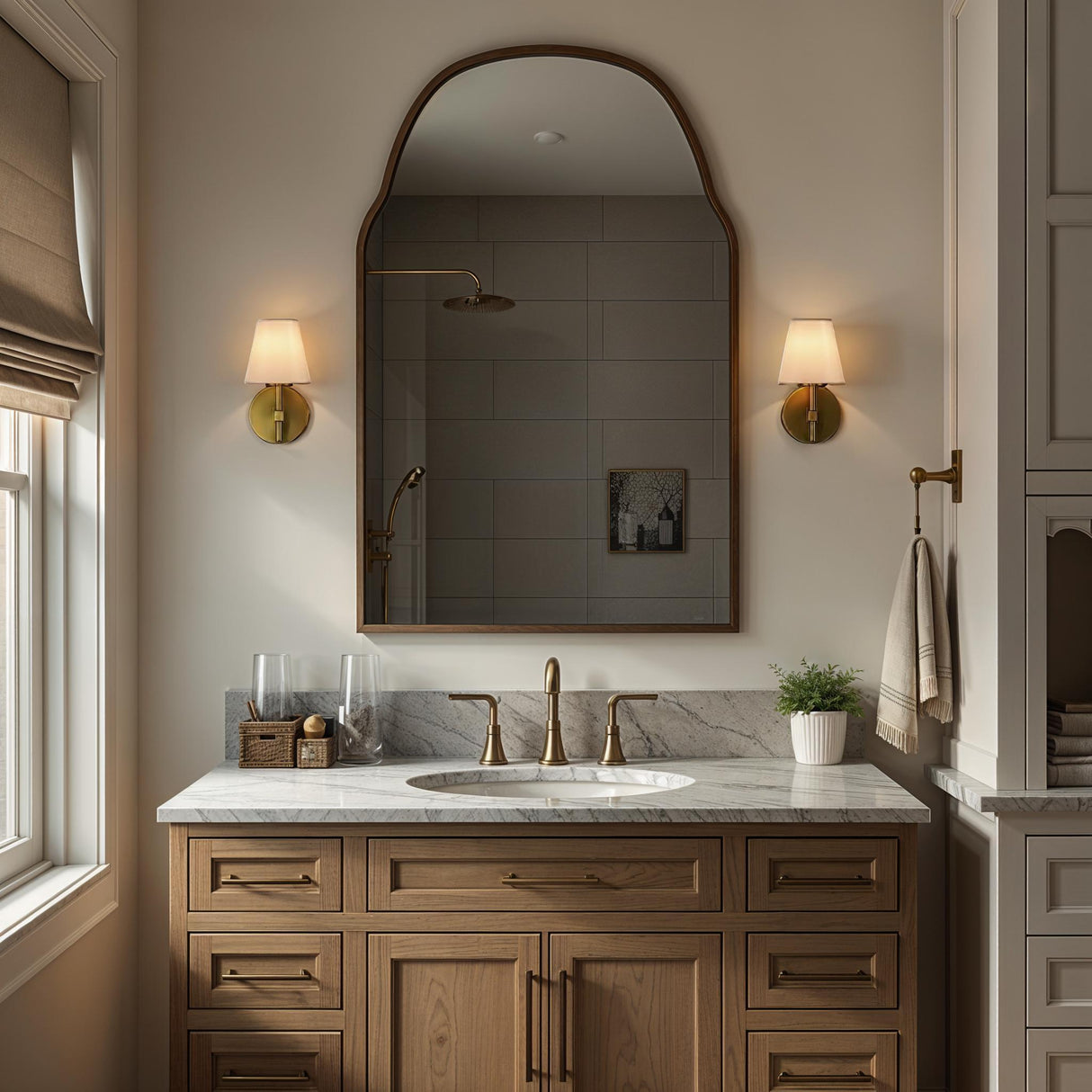 Crystorama Colton 6'' Vibrant Gold Sconce