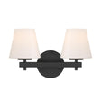 Crystorama Colton 16'' Black Sconce