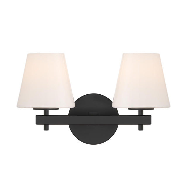 Crystorama Colton 16'' Black Sconce