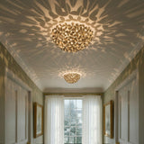 Crystorama Cora 16'' Soft Gold Flush Mount