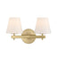 Crystorama Colton 16'' Vibrant Gold Sconce
