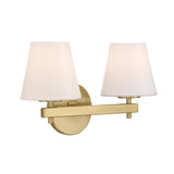Crystorama Colton 16'' Vibrant Gold Sconce