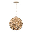 Crystorama Cora 13'' Soft Gold Chandelier