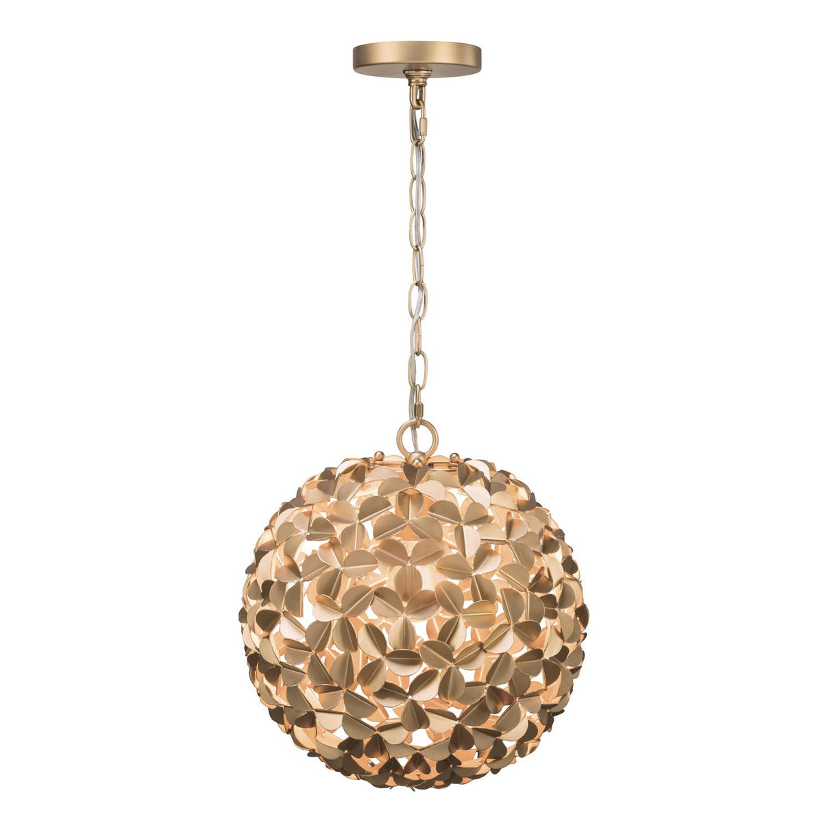 Crystorama Cora 13'' Soft Gold Chandelier