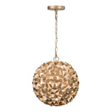 Crystorama Cora 13'' Soft Gold Chandelier