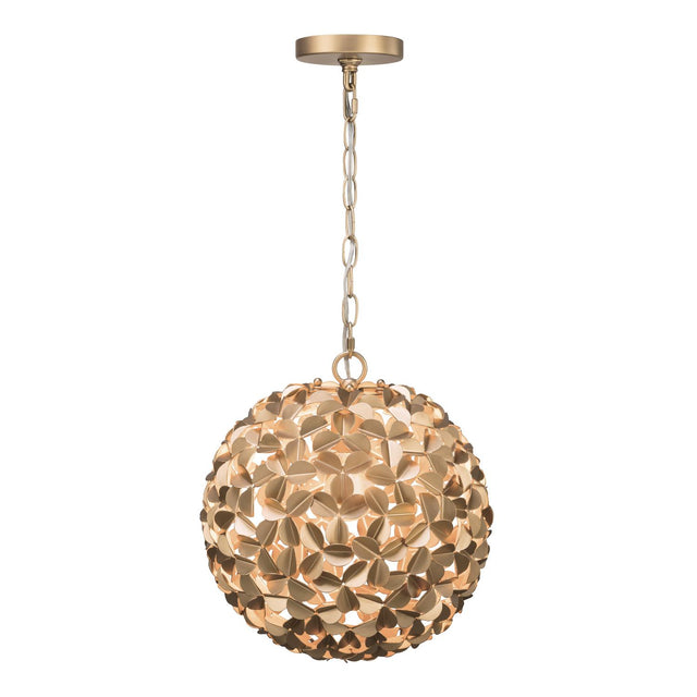 Crystorama Cora 13'' Soft Gold Chandelier