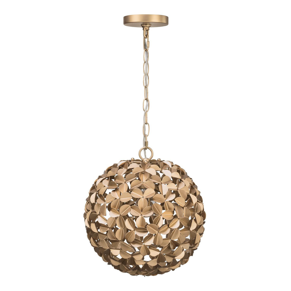 Crystorama Cora 13'' Soft Gold Chandelier