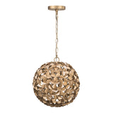 Crystorama Cora 13'' Soft Gold Chandelier