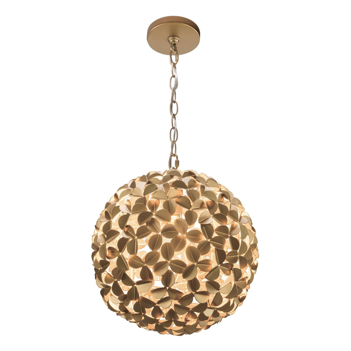 Crystorama Cora 13'' Soft Gold Chandelier