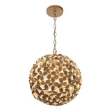 Crystorama Cora 13'' Soft Gold Chandelier