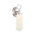 Crystorama Calvin 4.75'' Integrated LED Polished Nickel Sconce