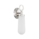 Crystorama Calvin 4.75'' Integrated LED Polished Nickel Sconce
