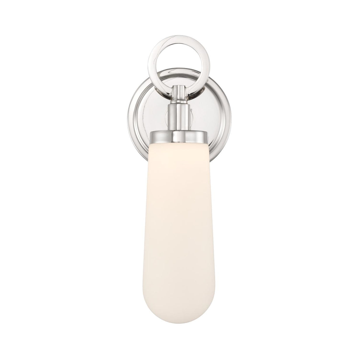 Crystorama Calvin 4.75'' Integrated LED Polished Nickel Sconce