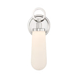 Crystorama Calvin 4.75'' Integrated LED Polished Nickel Sconce