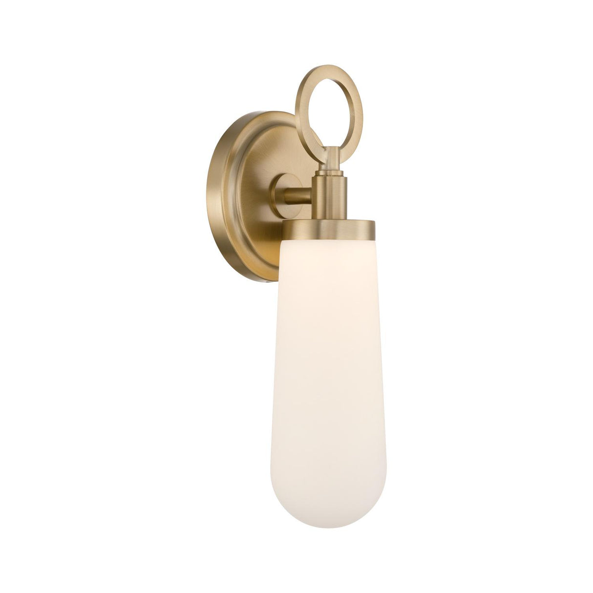 Crystorama Calvin 4.75'' Integrated LED Vibrant Gold Sconce